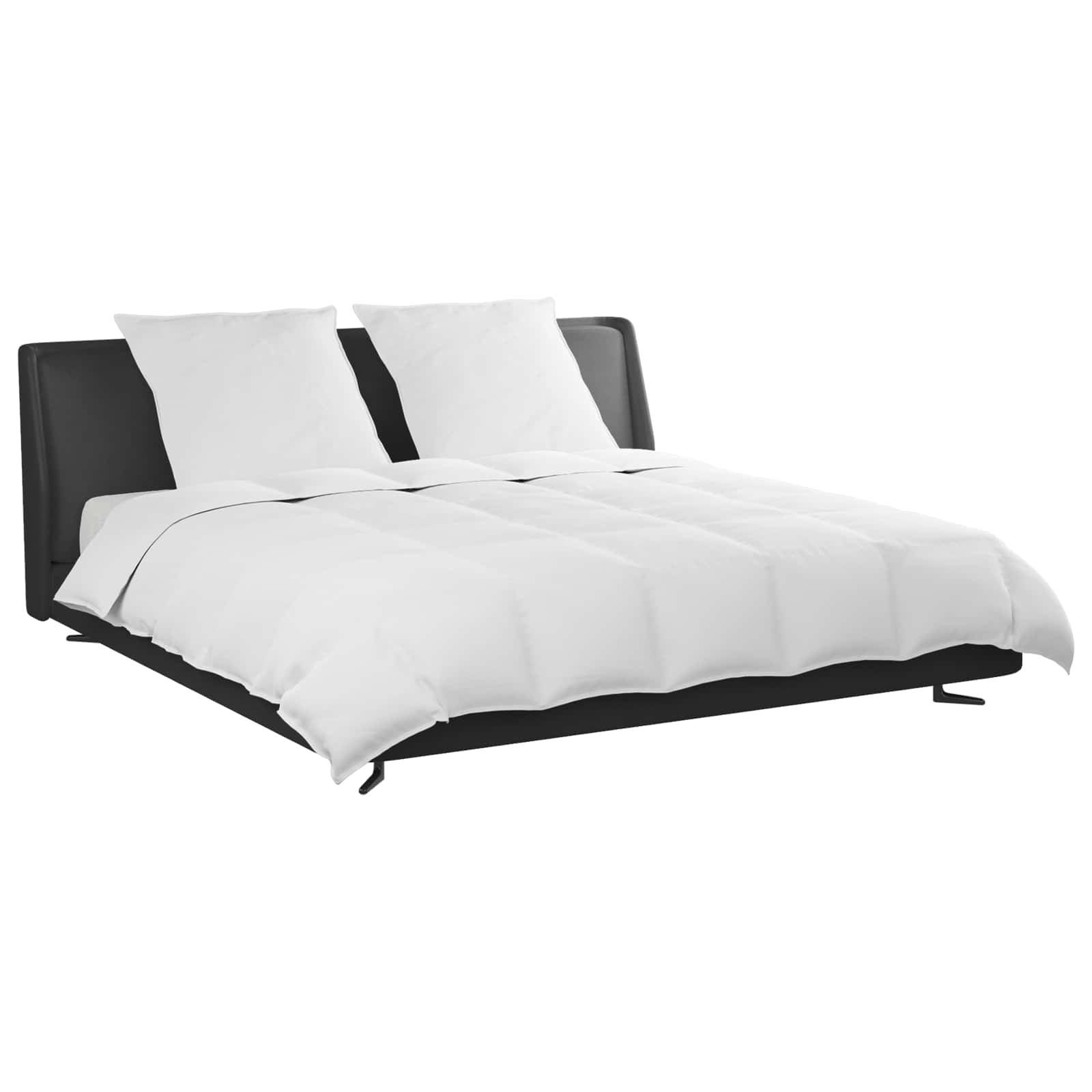 Duvet cover set with pillowcase 3 pcs White Plunksna