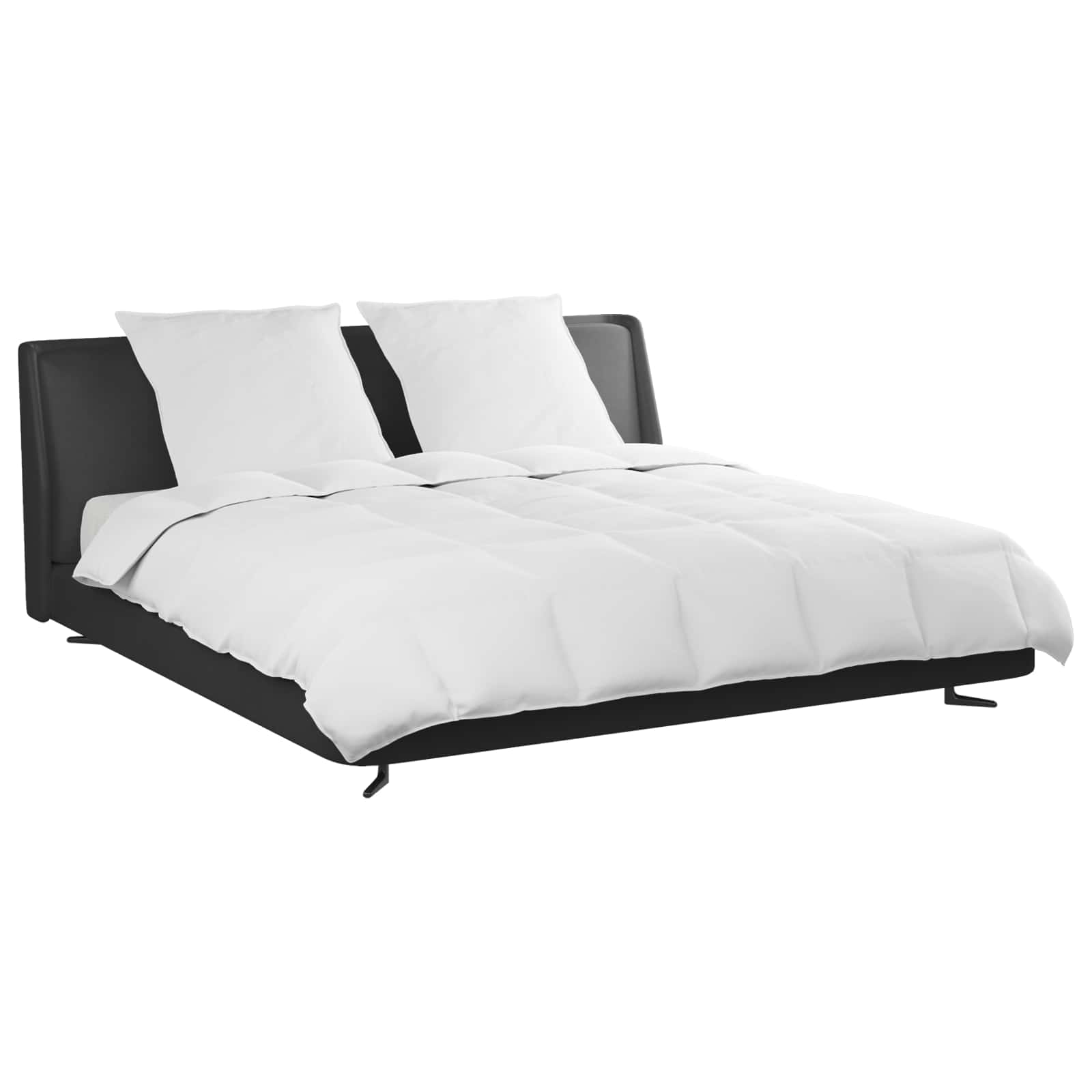 Duvet cover set with pillow 3 pcs White Plunksna