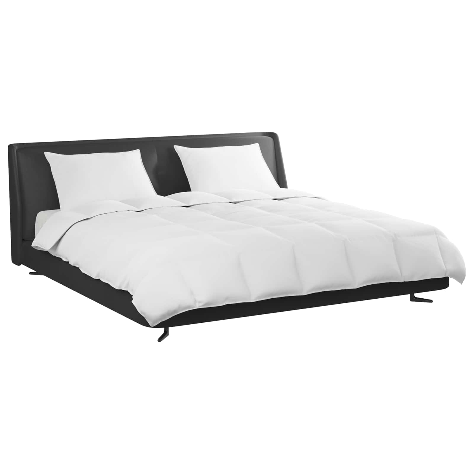 Duvet Set with Pillow 3 pcs White Feather