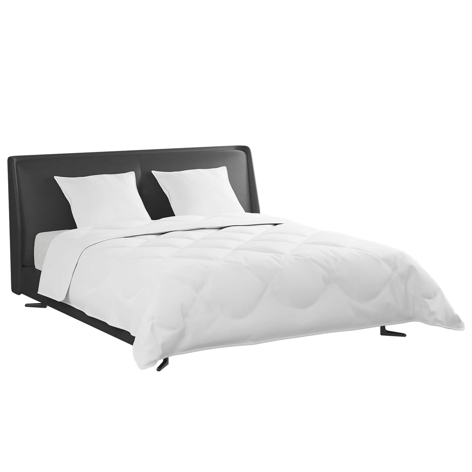 Duvet Cover Set with Pillow 3 pcs White Feather