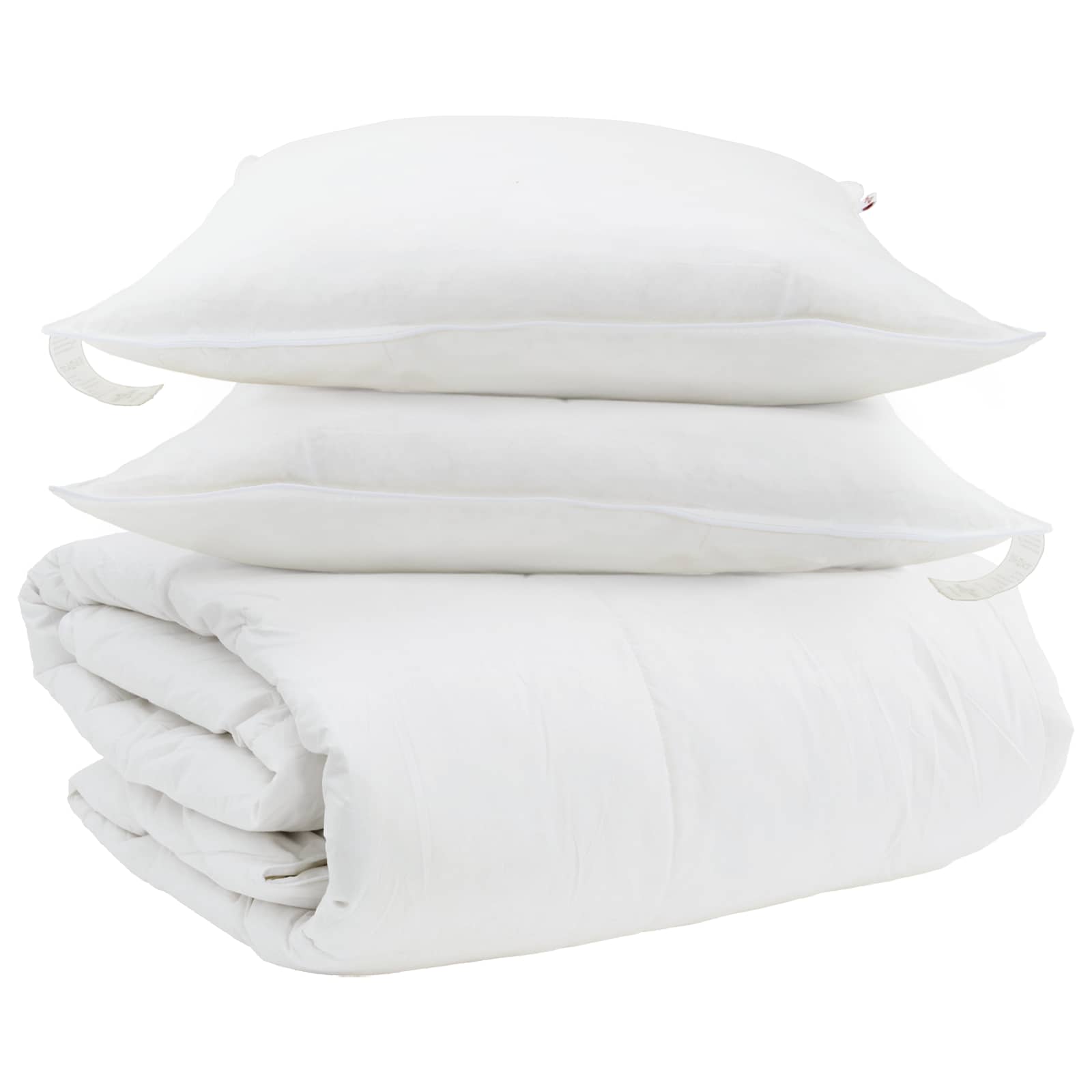 Duvet cover set with pillowcase 3 pcs White Plunksna