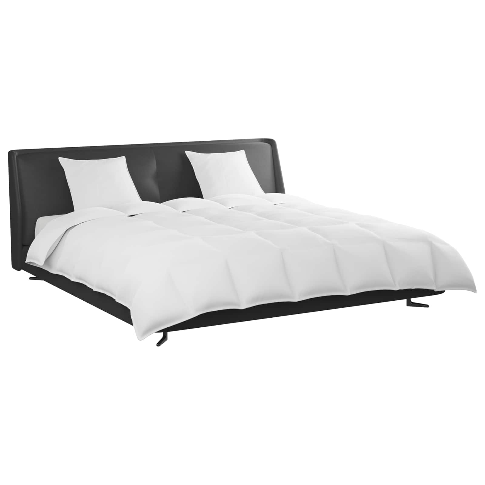 Duvet cover set with pillowcase 3 pcs White Plunksna