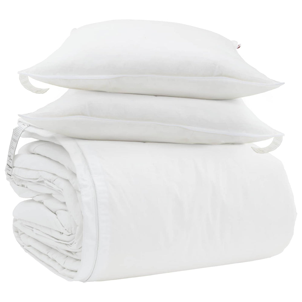 Antklodžių rinkinys su pagalve 3 pcs Balta Plunksna