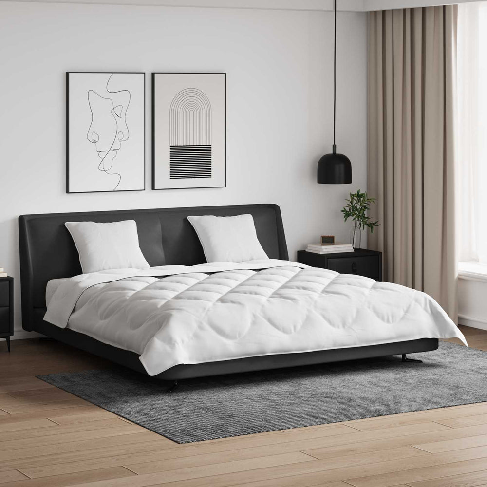 Duvet with pillow 3 pcs White Microfiber