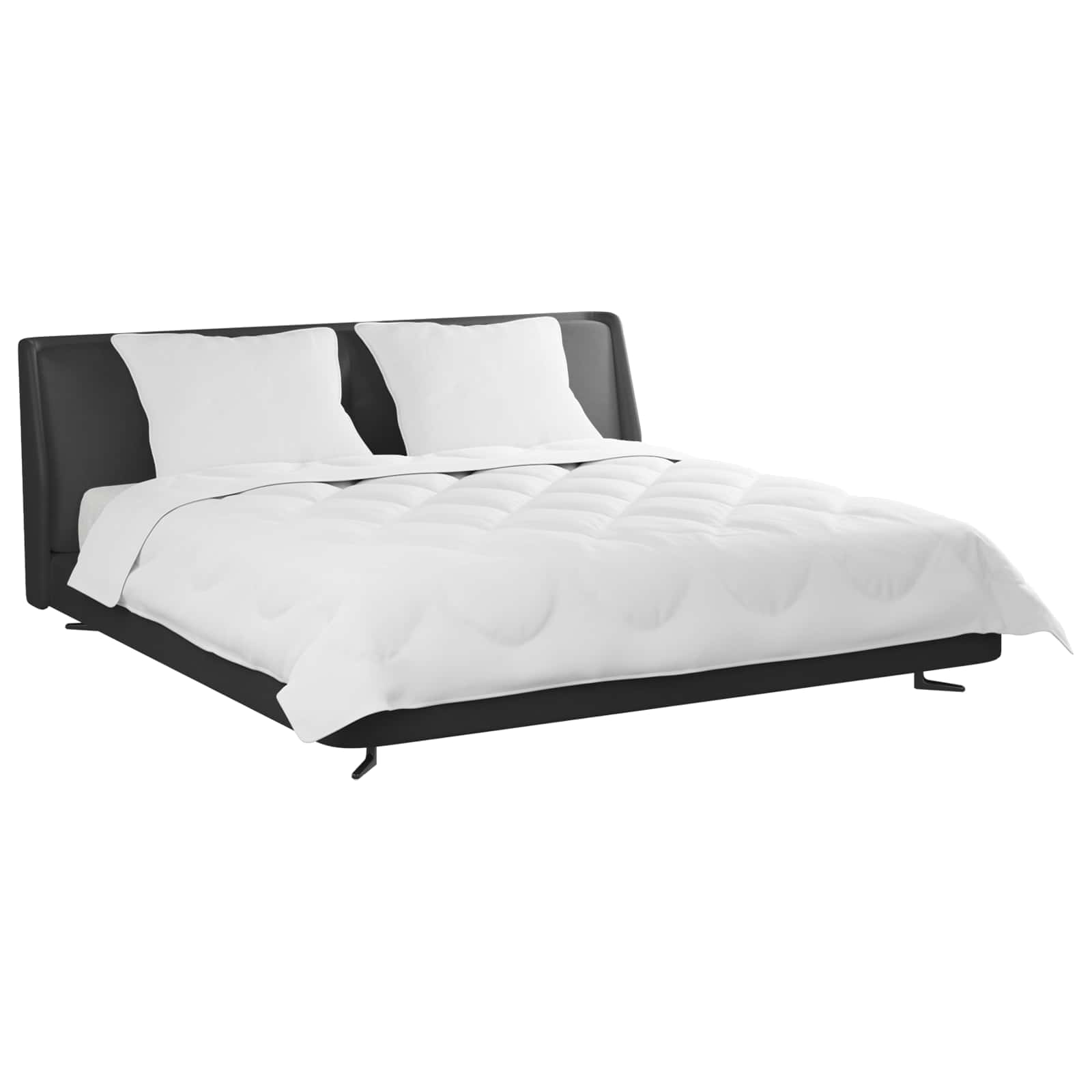 Duvet with pillow 3 pcs White Microfiber