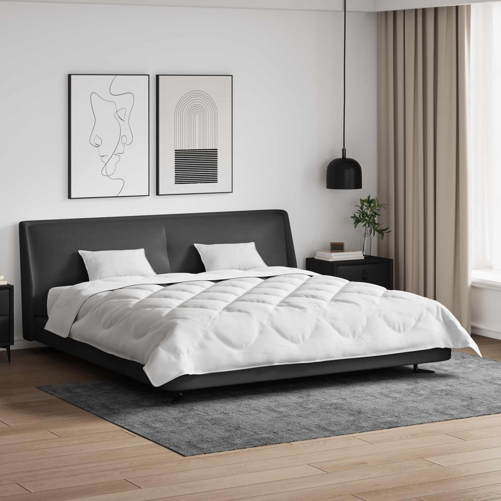 Visų sezonų šiltas vizitinės 3 pcs Balta Mikropluoštas