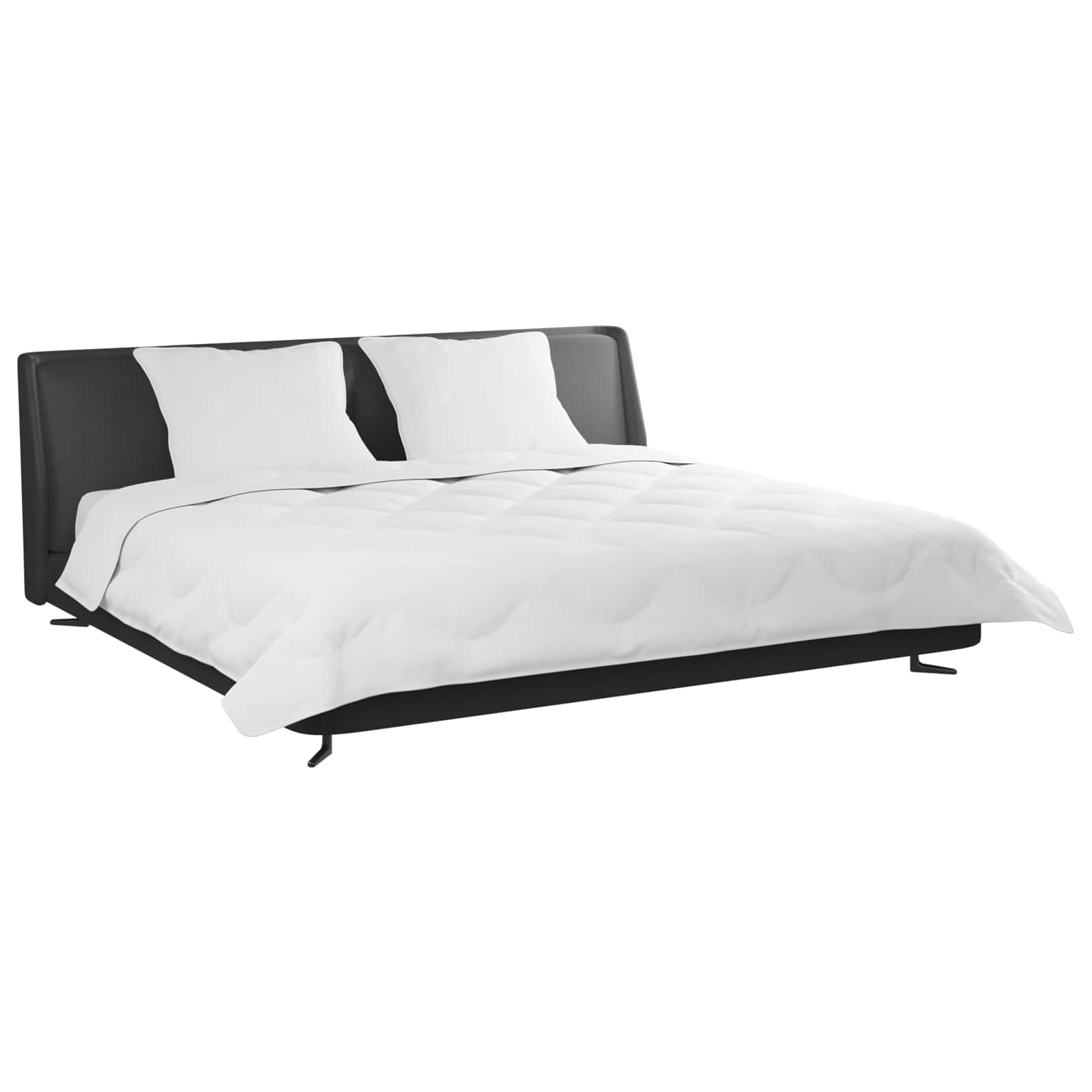 Winter Duvet with Pillow 3 pcs White Microfiber