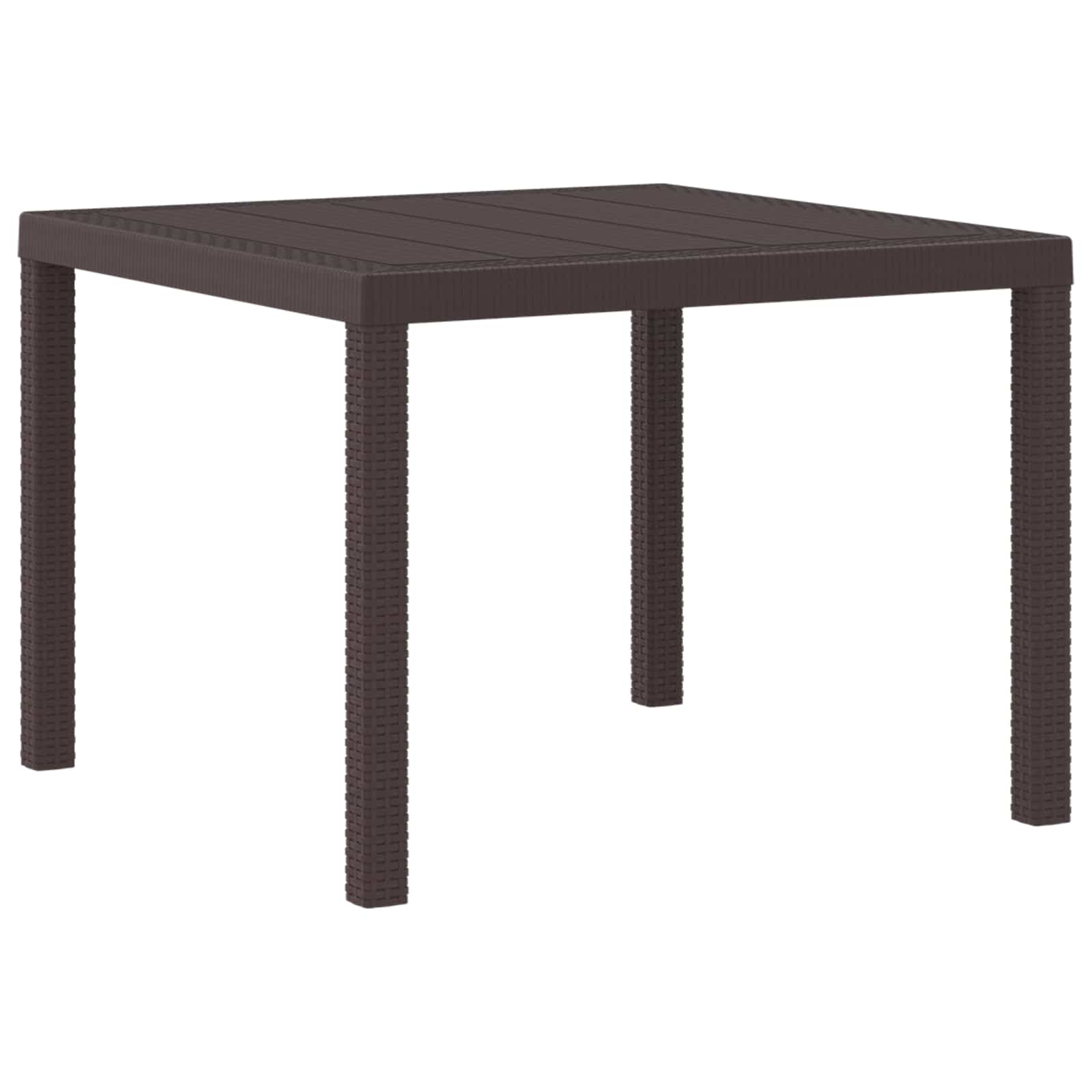 Sodo stalas Ruda 100 x 100 x 73 cm poliratanas