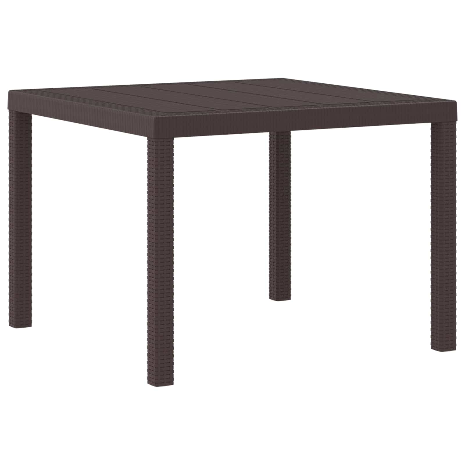 Sodo stalas Ruda 100 x 100 x 73 cm poliratanas