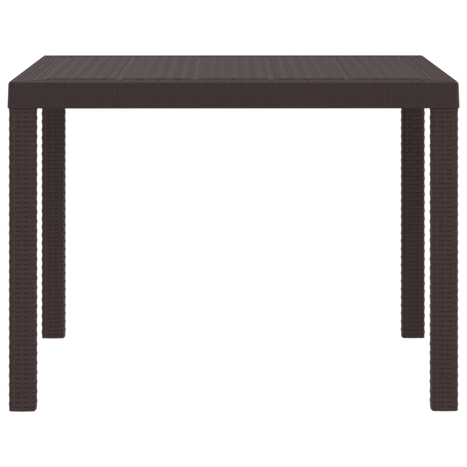Sodo stalas Ruda 100 x 100 x 73 cm poliratanas