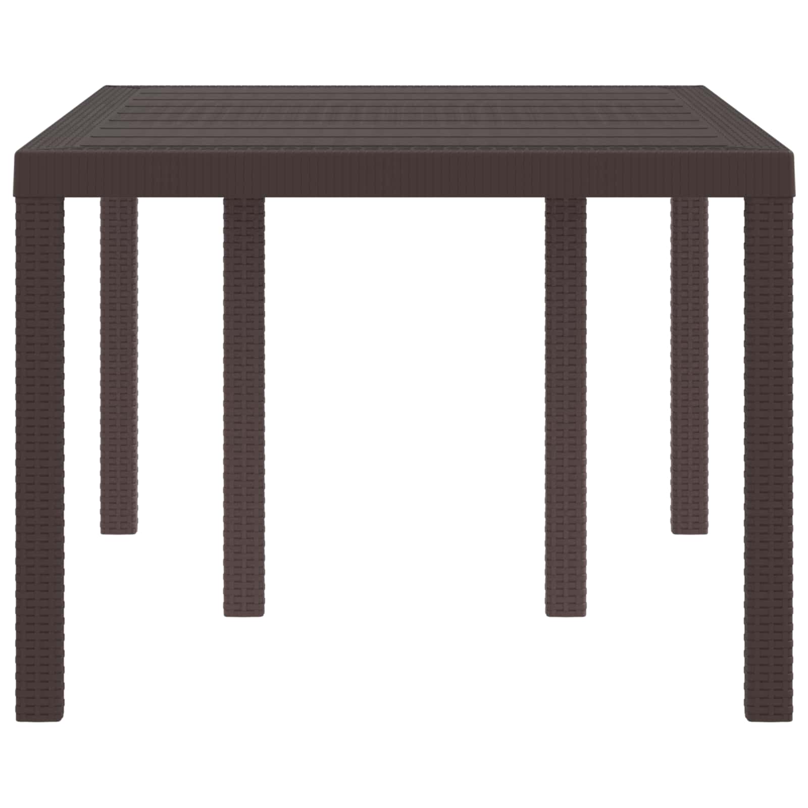 Dārza galds Brūns 150 x 100 x 73 cm poliuretāns