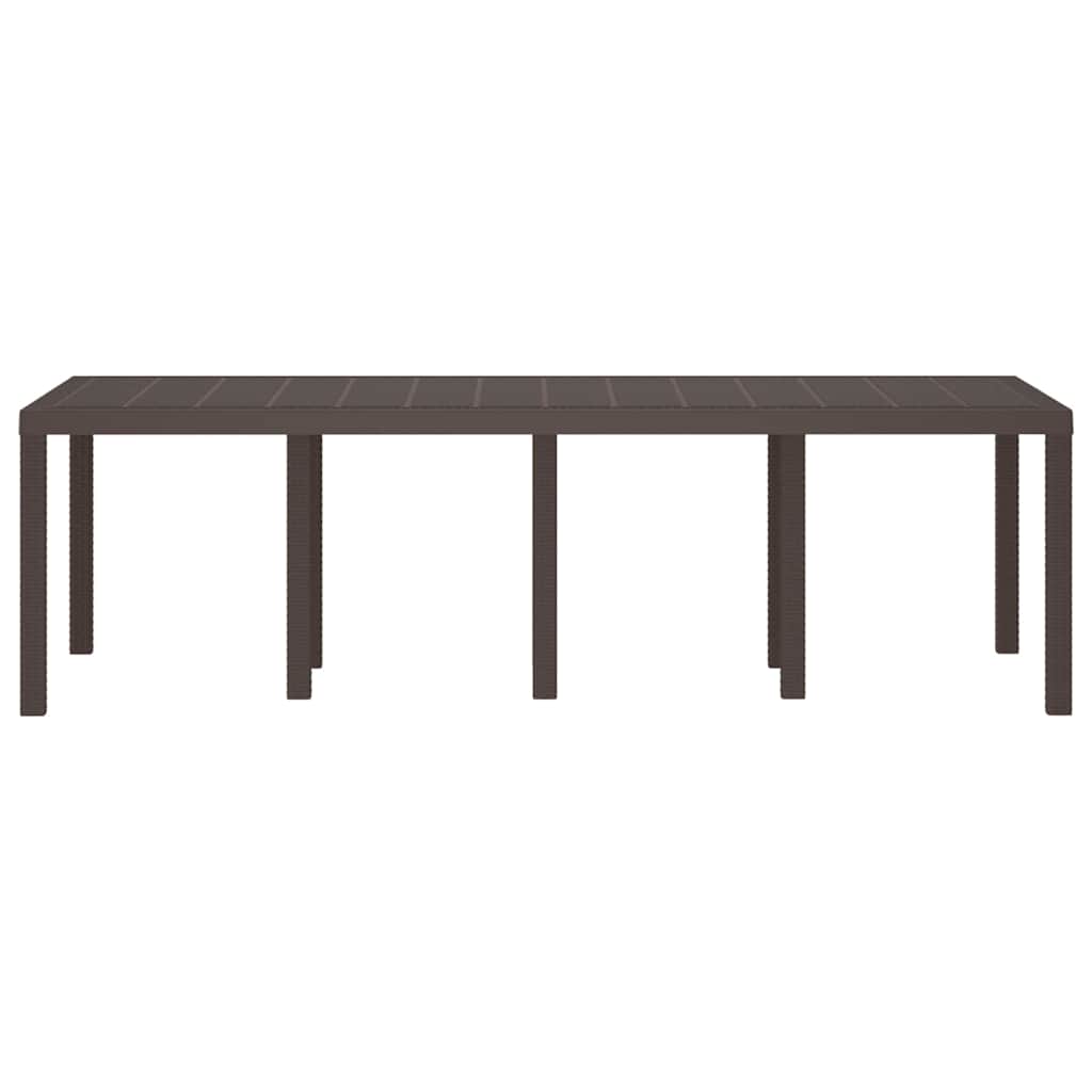 Sodo stalas Ruda 250 x 100 x 73 cm poliratanas