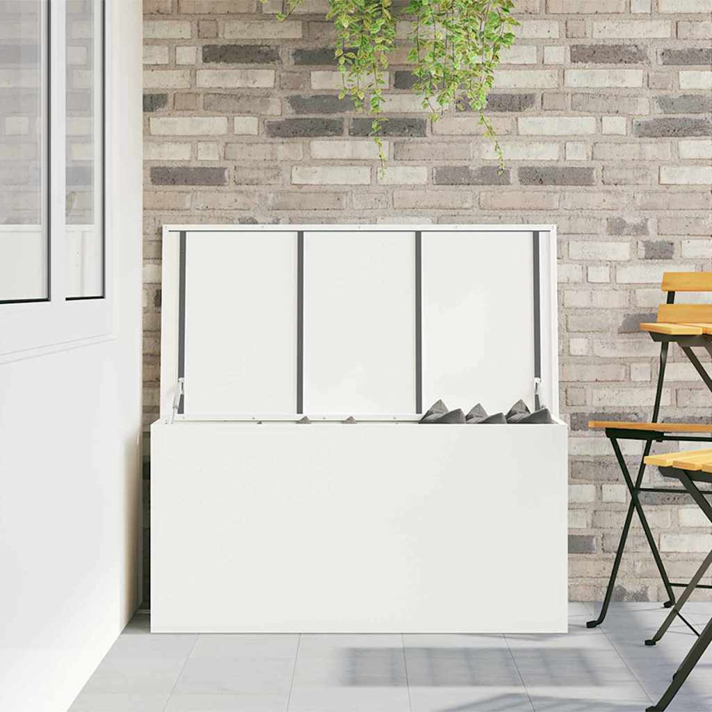 Āra uzglabāšanas kaste Balta 100 x 50,5 x 50 cm Tērauds
