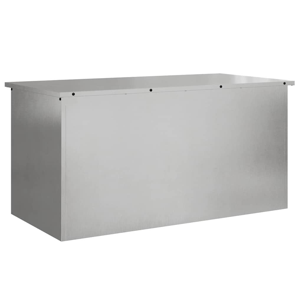 Lauko saugojimo dėžė Sidabro 100 x 50,5 x 50 cm Plienas
