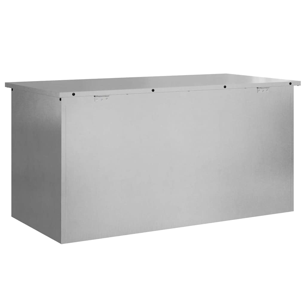 Lauko saugojimo dėžė Sidabro 100 x 50,5 x 50 cm Plienas