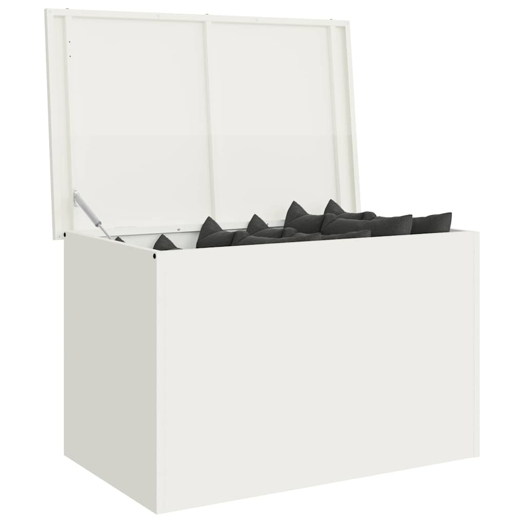 Lauko saugojimo dėžė Balta 80 x 50,5 x 50 cm Plienas