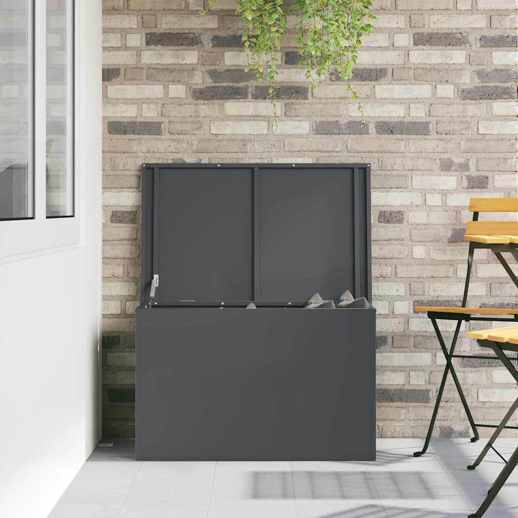 Lauko saugojimo dėžė Antracitas 80 x 50,5 x 50 cm Plienas