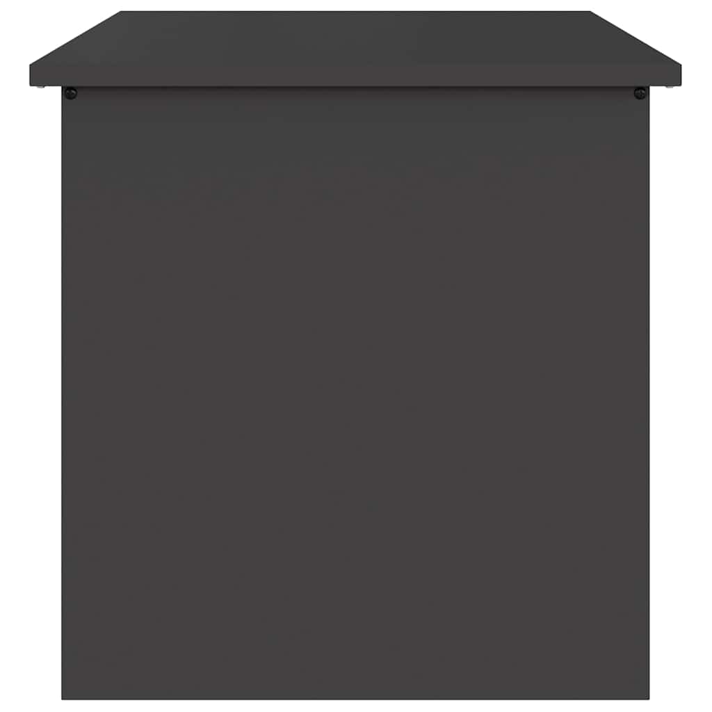 Lauko saugojimo dėžė Juoda 55 x 50,5 x 50 cm Plienas