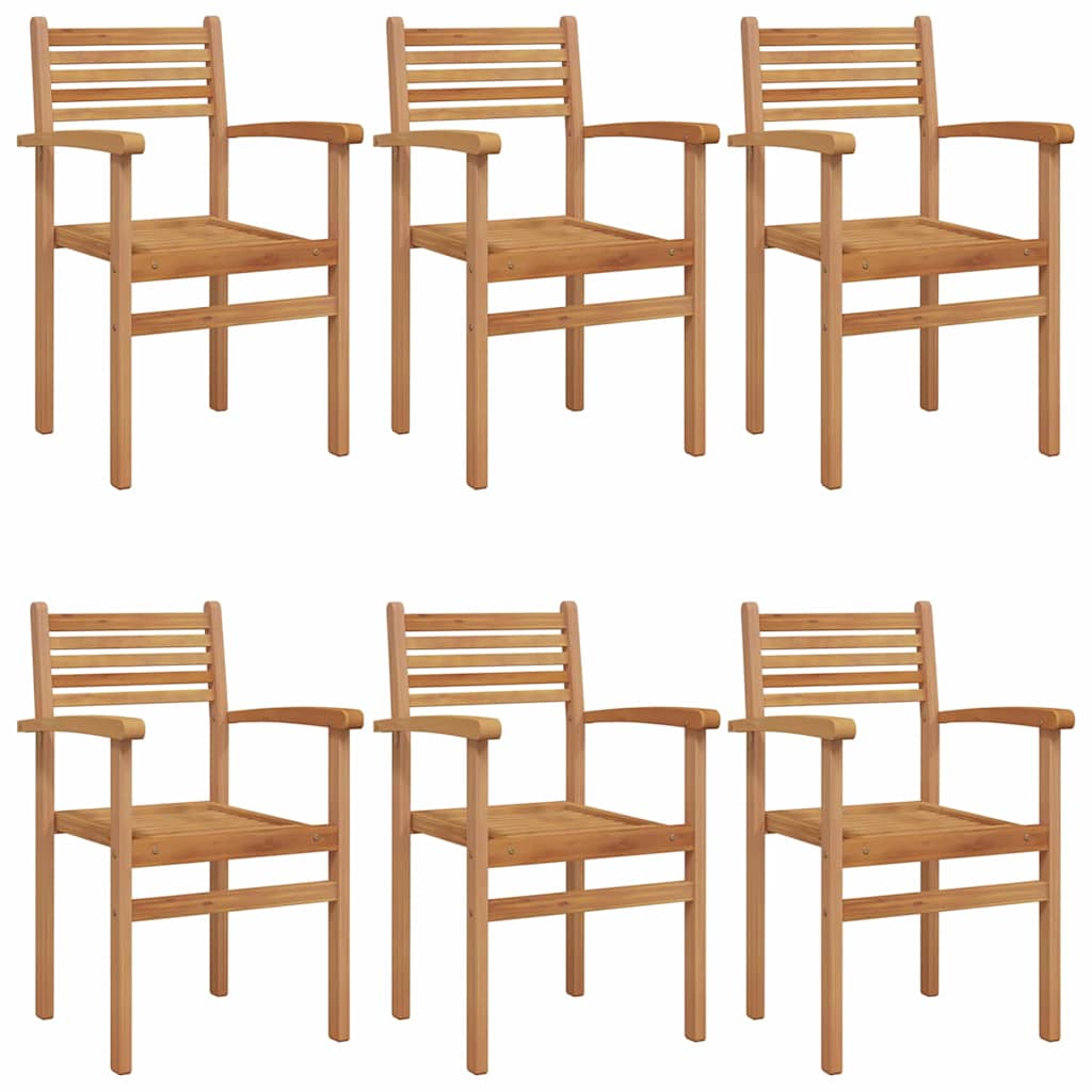 Kėdė 6 pcs Ruda 56 x 55 x 90.5 cm Kieto teka medžio