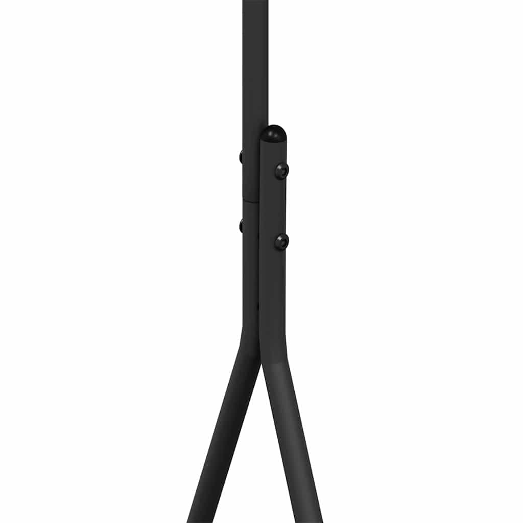 Drabužių stovas su saugykla Juoda 100 x 56 x 154 cm Plienas
