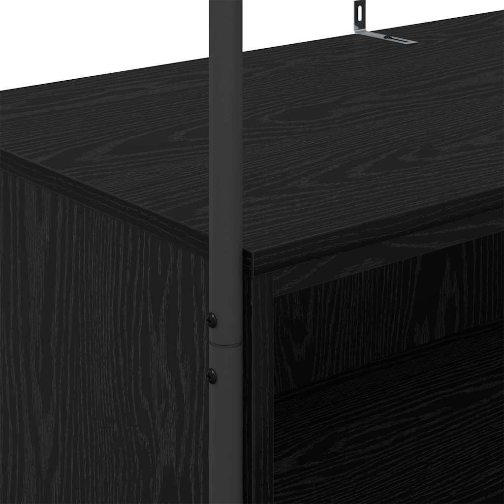 Clothes Rack Black 100 x 44 x 160 cm Engineered Wood