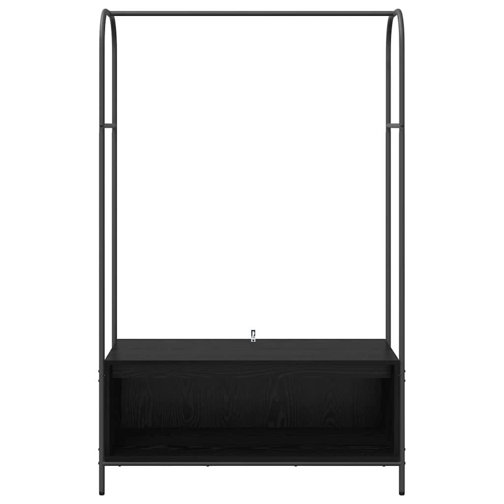 Clothes Rack Black 100 x 44 x 160 cm Engineered Wood
