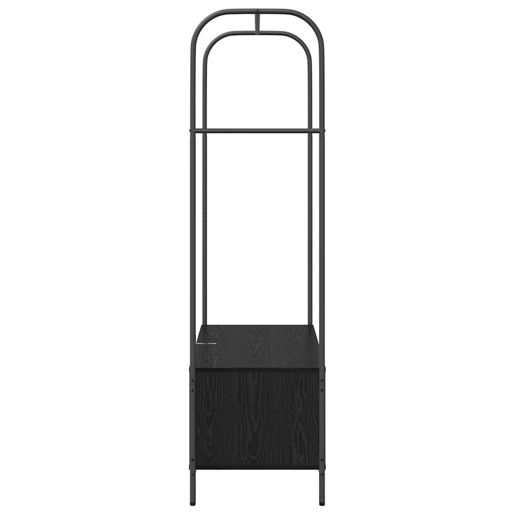 Clothes Rack Black 100 x 44 x 160 cm Engineered Wood