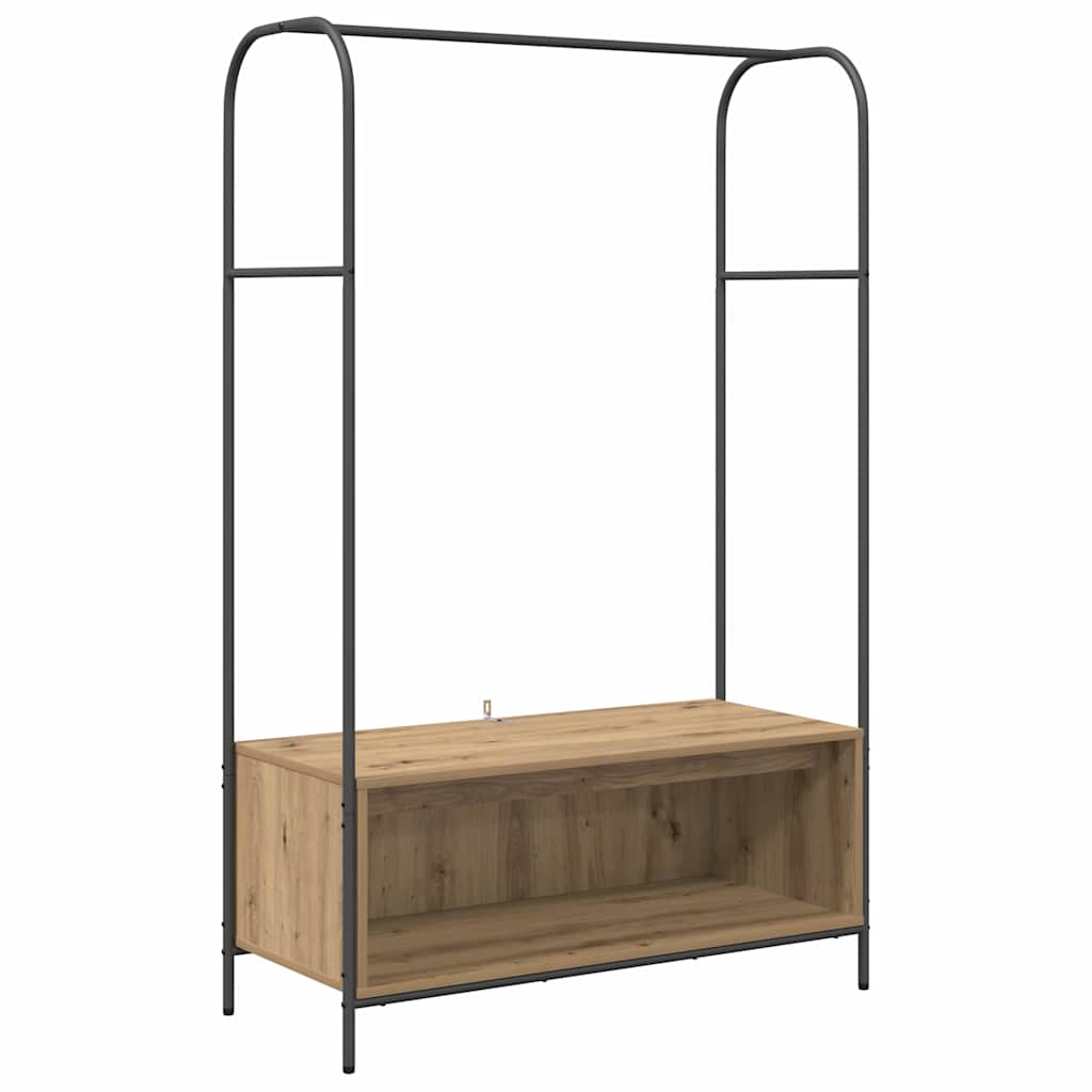 Clothes Rack Brown 100 x 44 x 160 cm Engineered Wood