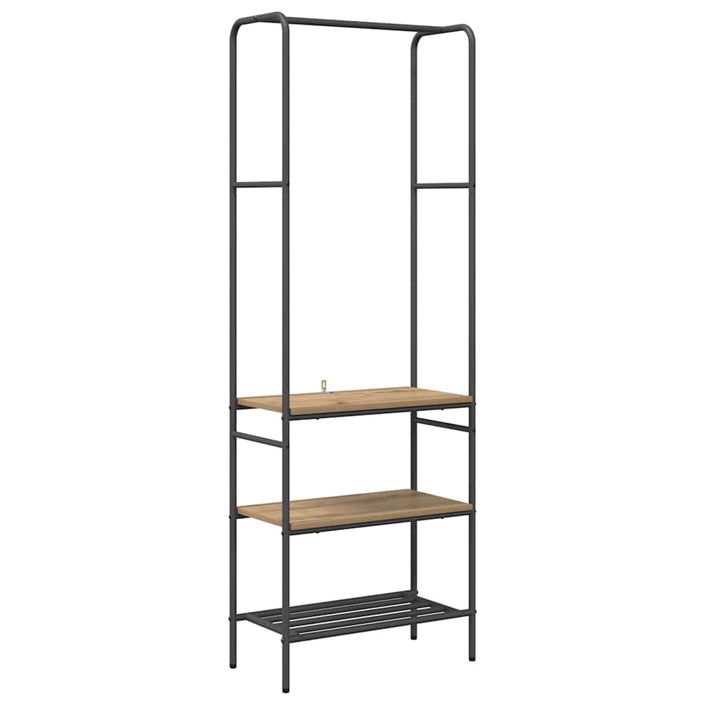 Clothing Rack with Shelf Artisan Oak 60 x 30 x 171 cm