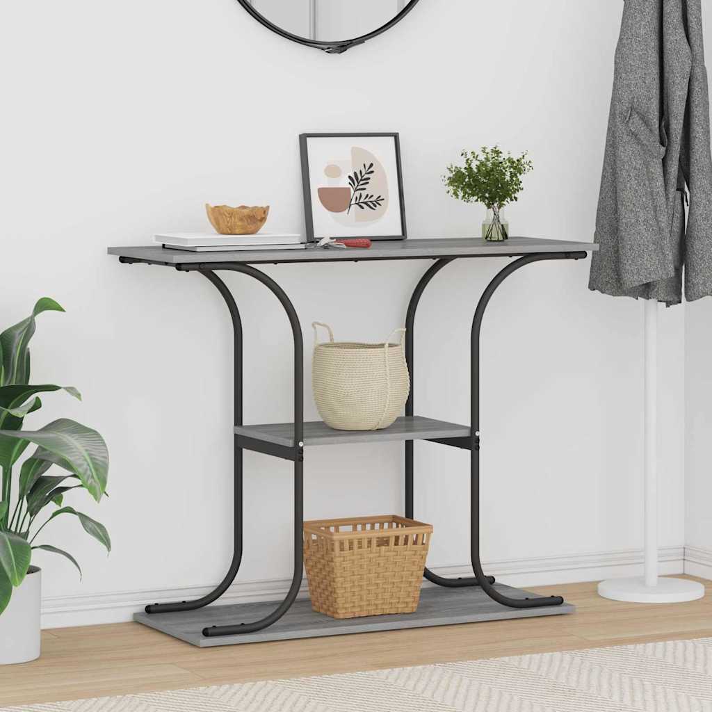 Console table Grey sonoma oak 101 x 35 x 80.5 cm