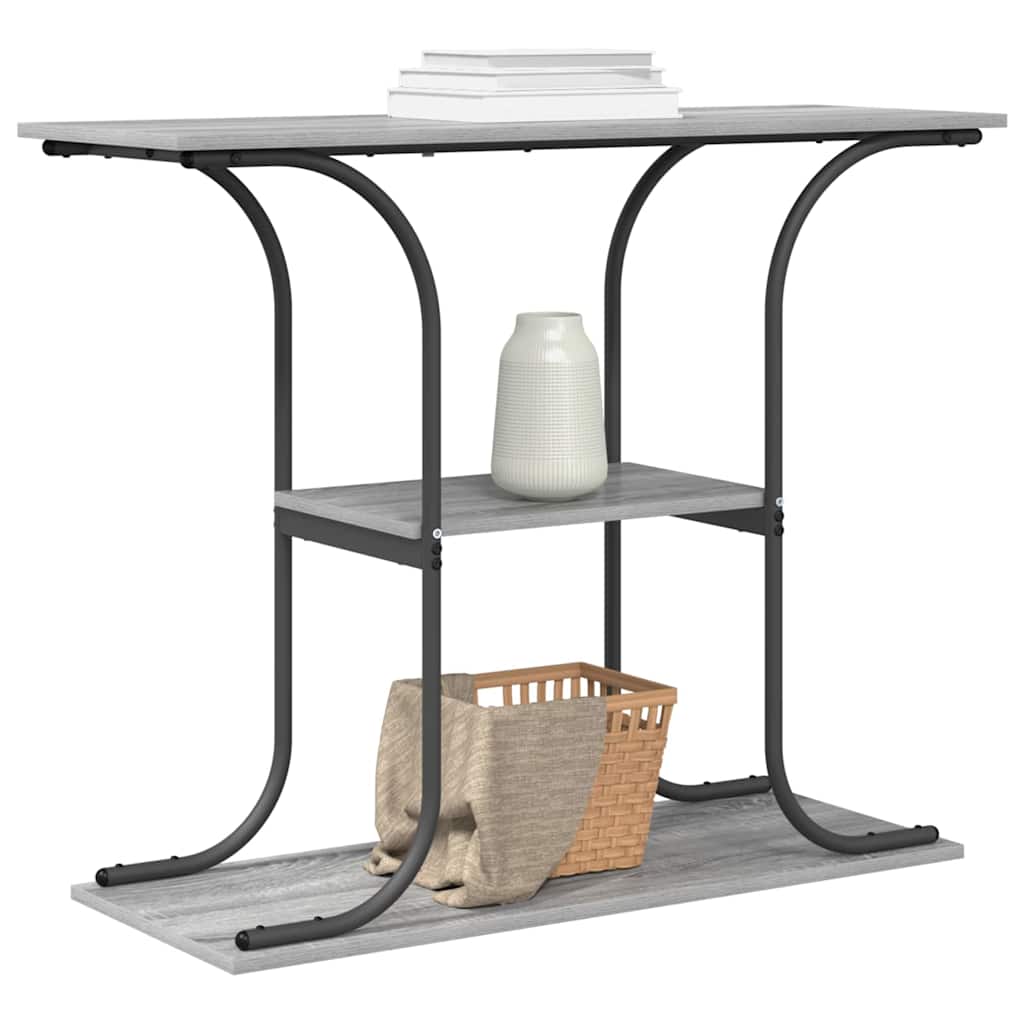 Console table Grey sonoma oak 101 x 35 x 80.5 cm