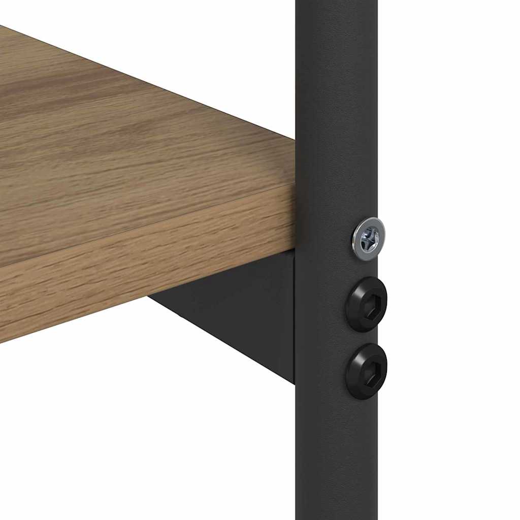 Console table with shelf artisan oak 101 x 35 x 80.5 cm