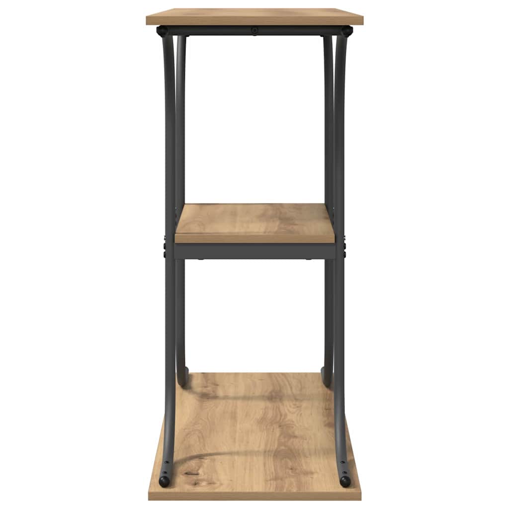 Console table with shelf artisan oak 101 x 35 x 80.5 cm