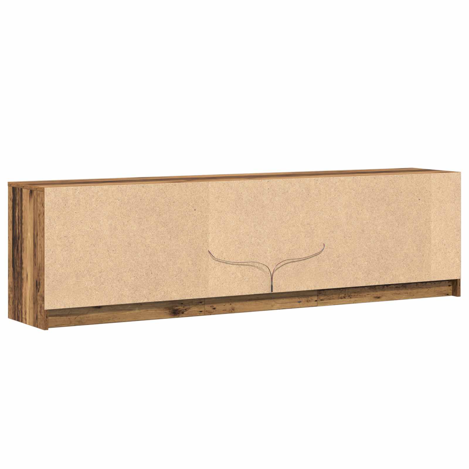 TV vienetai 2 pcs Ruda 180 x 34 x 50 cm Apdirbta mediena