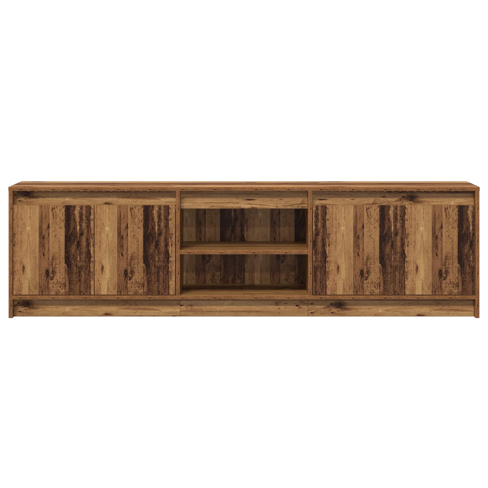 TV vienetai 2 pcs Ruda 180 x 34 x 50 cm Apdirbta mediena
