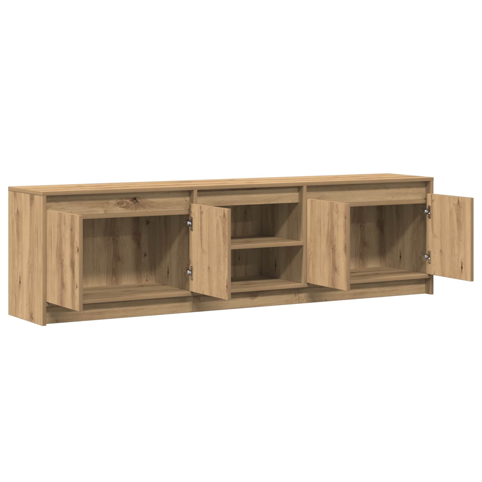 TV galdiņi 2 gab. Brūni 180 x 34 x 50 cm Inženierijas koksne