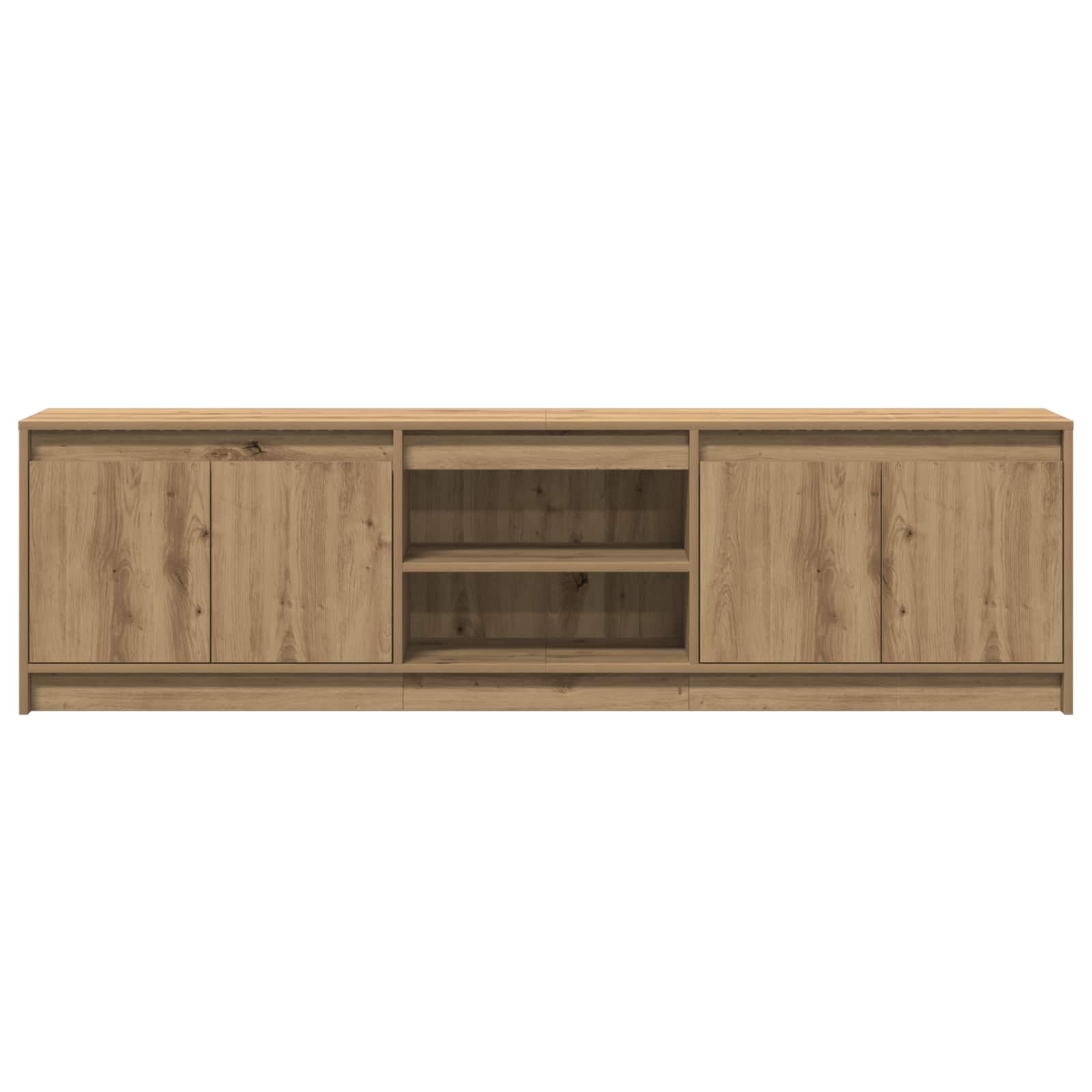 TV galdiņi 2 gab. Brūni 180 x 34 x 50 cm Inženierijas koksne