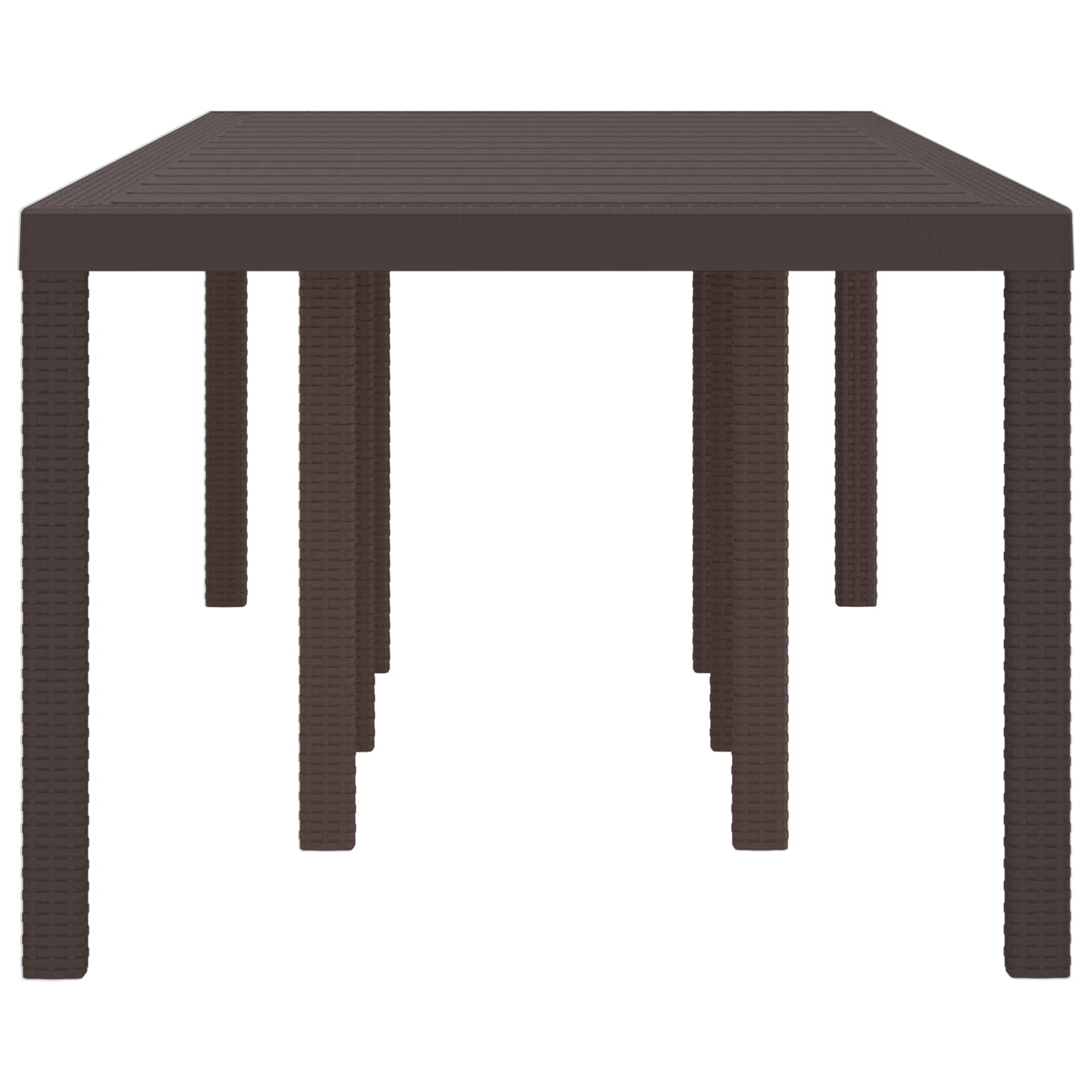 Sodo stalas Ruda 250 x 100 x 73 cm poliratanas