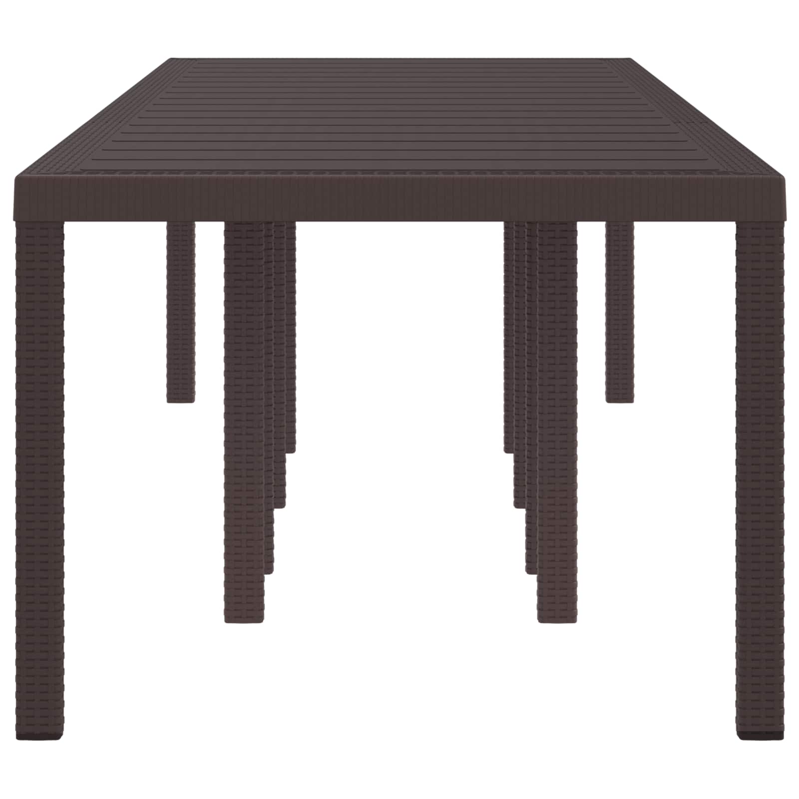 Sodo stalas Ruda 300 x 100 x 73 cm poliratanas