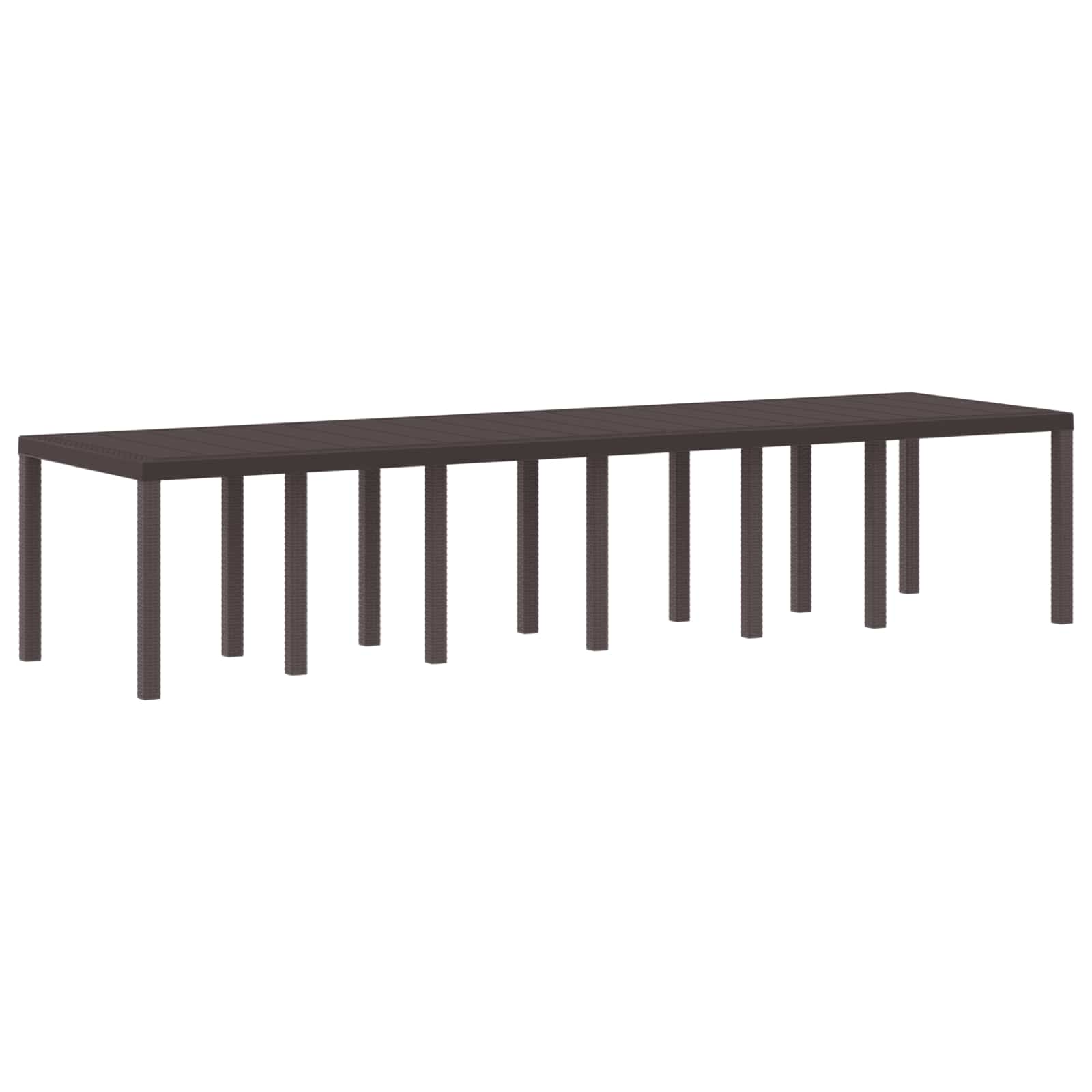 Sodo stalas Ruda 350 x 100 x 73 cm poliratanas