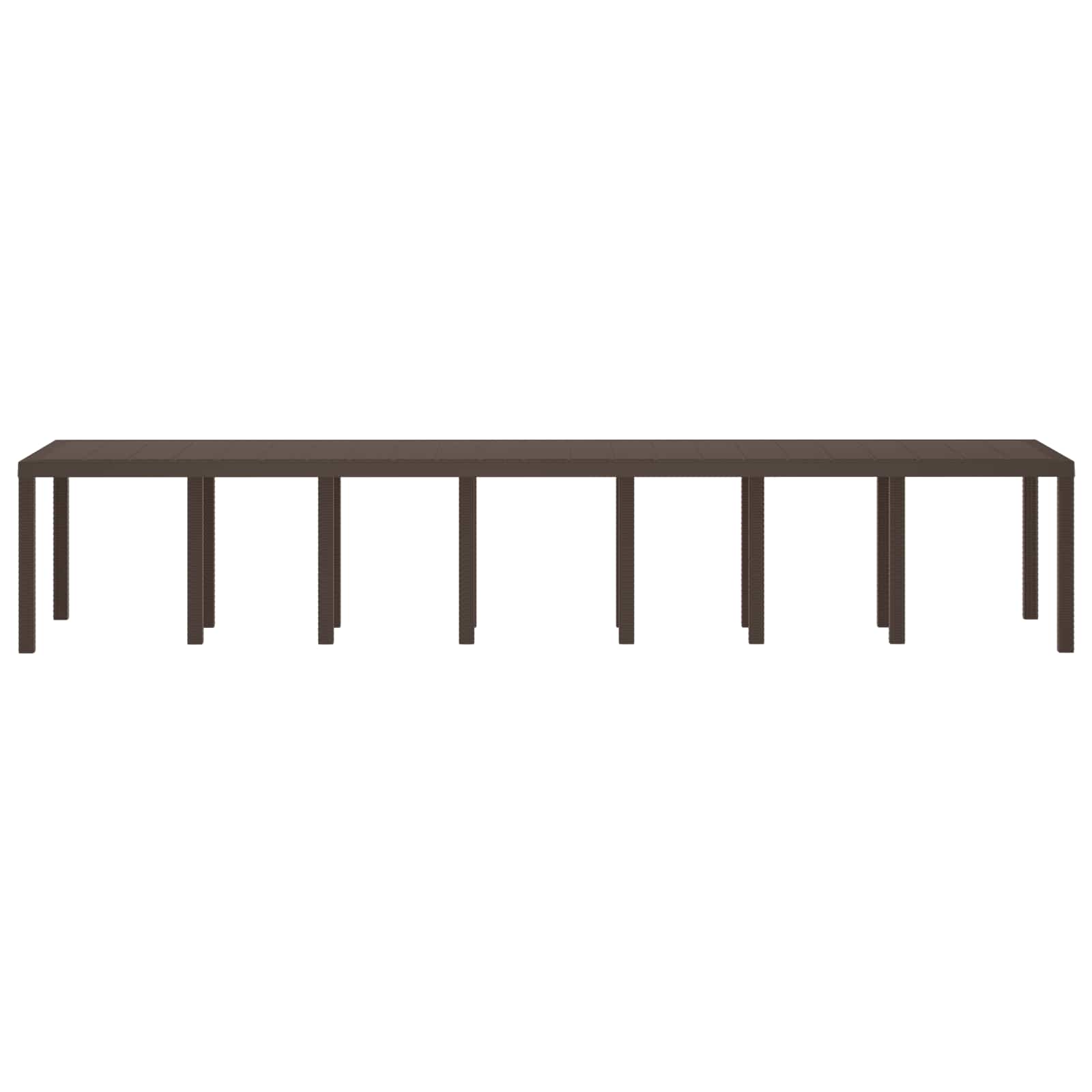 Sodo stalas Ruda 400 x 100 x 73 cm poliratanas
