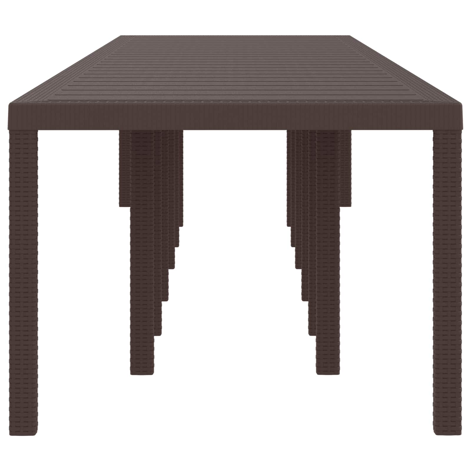 Sodo stalas Ruda 400 x 100 x 73 cm poliratanas