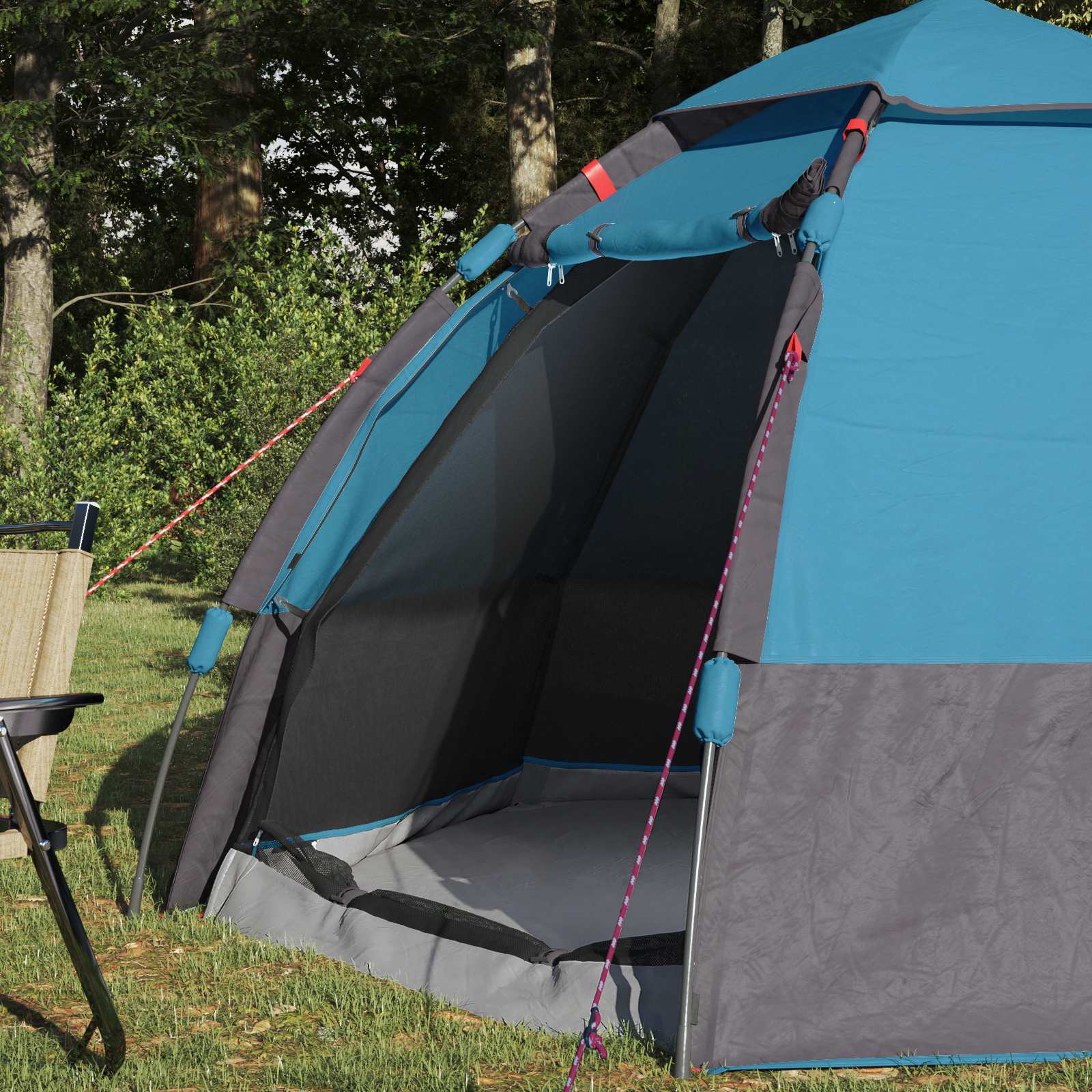 Pop-up Tent Blue 280 x 280 x 160 cm Steel