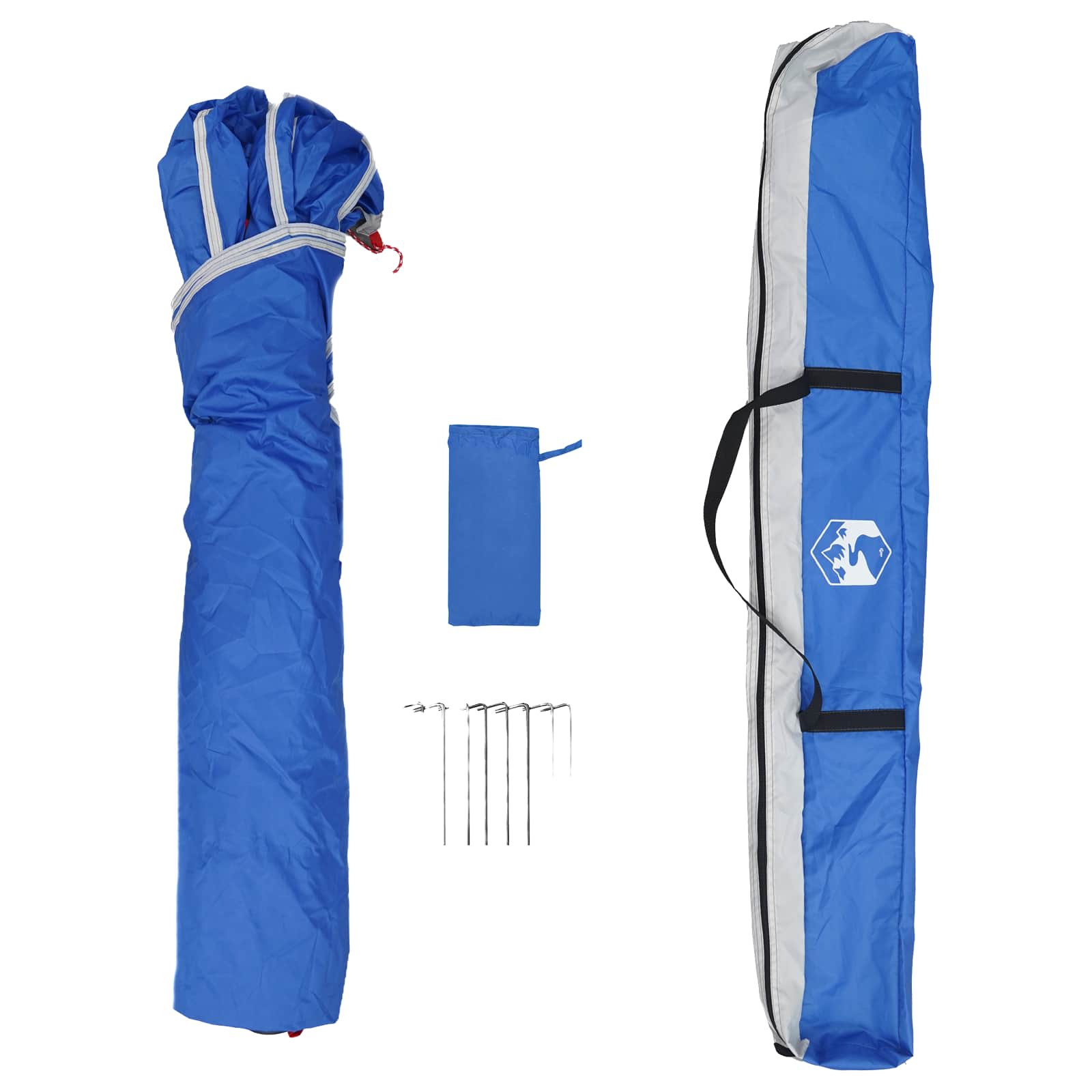 Instant Tent Azure Blue 260 x 260 x 185 cm Steel
