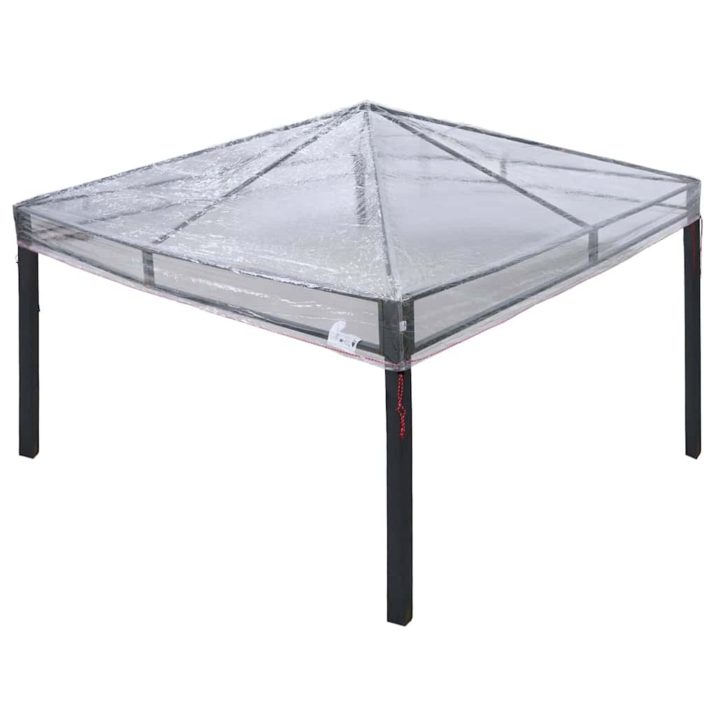 Paviliono dangos keitimas Skaidrus 300 x 300 x 26 cm PVC