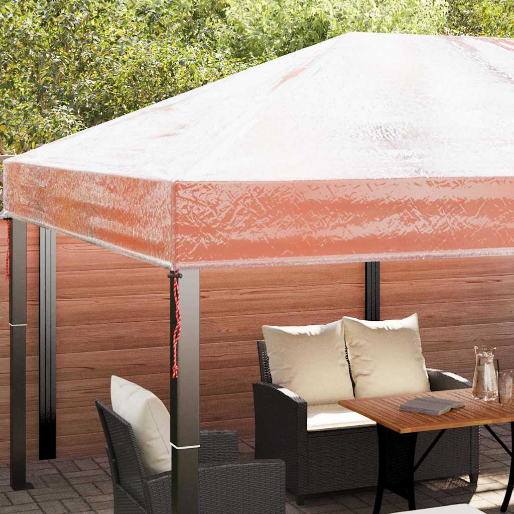 Paviljona pārsega nomaiņa Caurspīdīgs 400 x 300 x 32 cm PVC