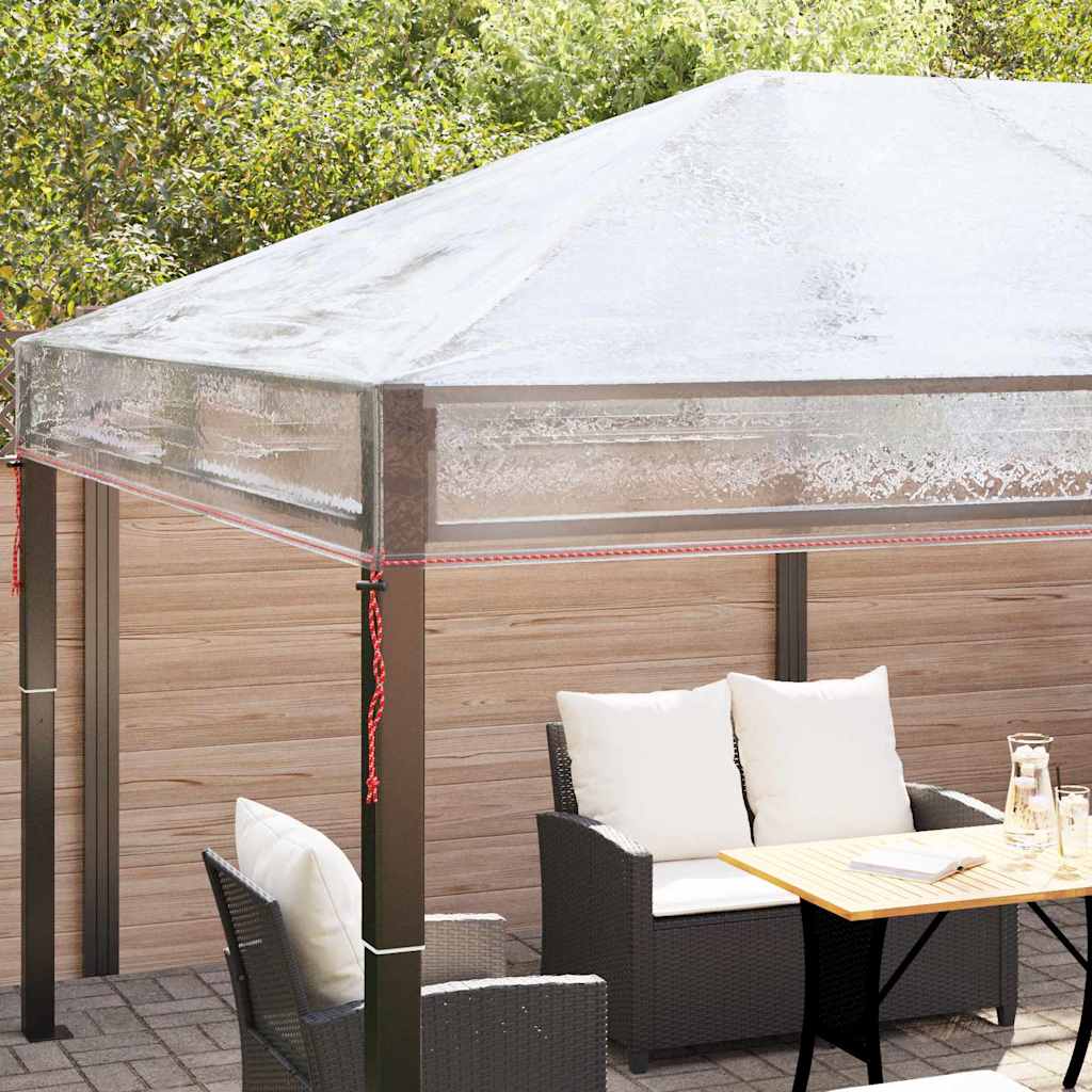 Paviljona pārsega nomaiņa Caurspīdīgs 400 x 300 x 32 cm PVC