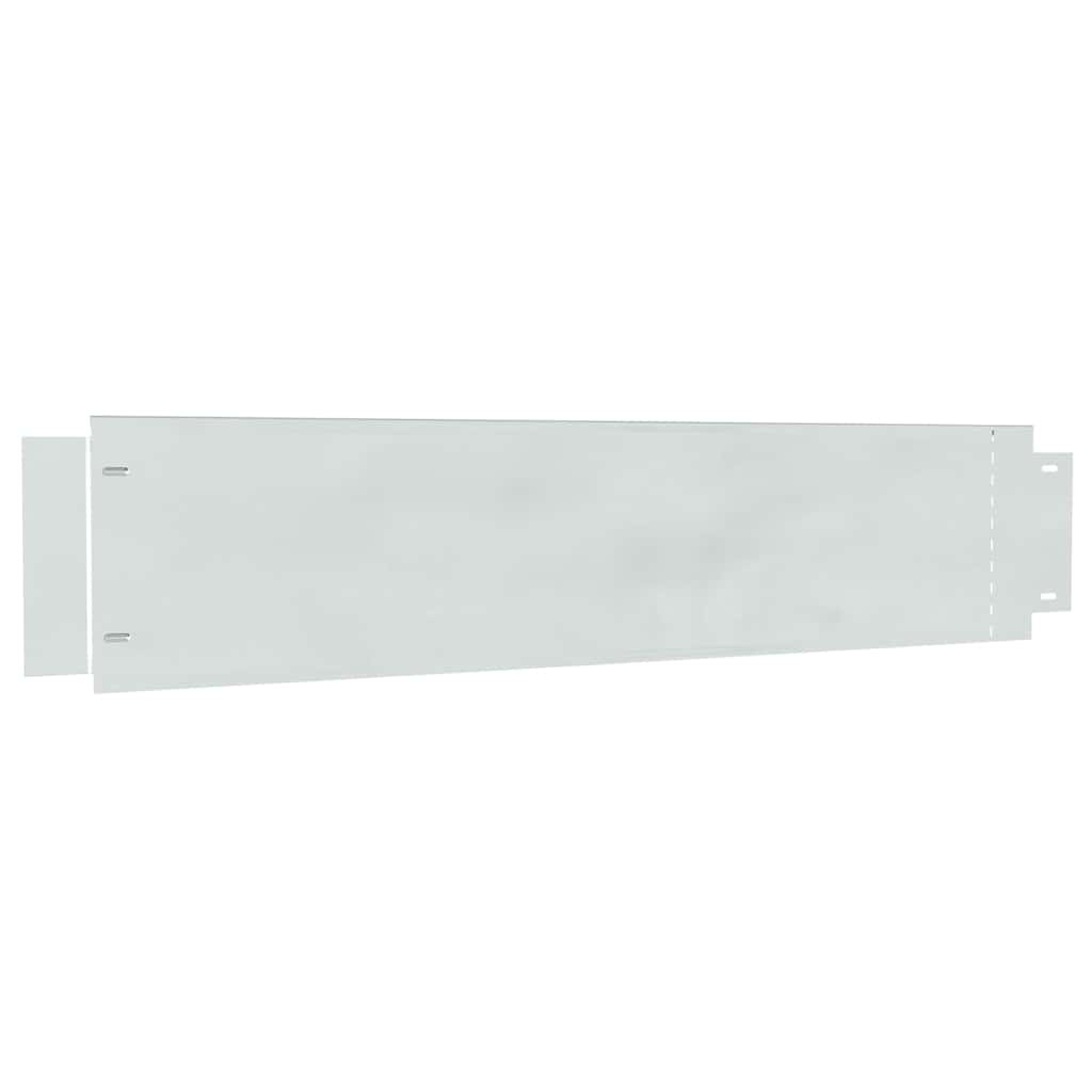 Vešlių tvorų Cinkuotas spalva 100 x 20 x 0.07 cm