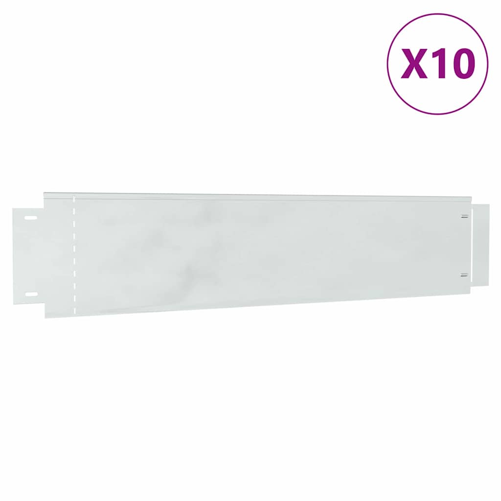 Vešlių tvorų Cinkuotas spalva 100 x 20 x 0.07 cm