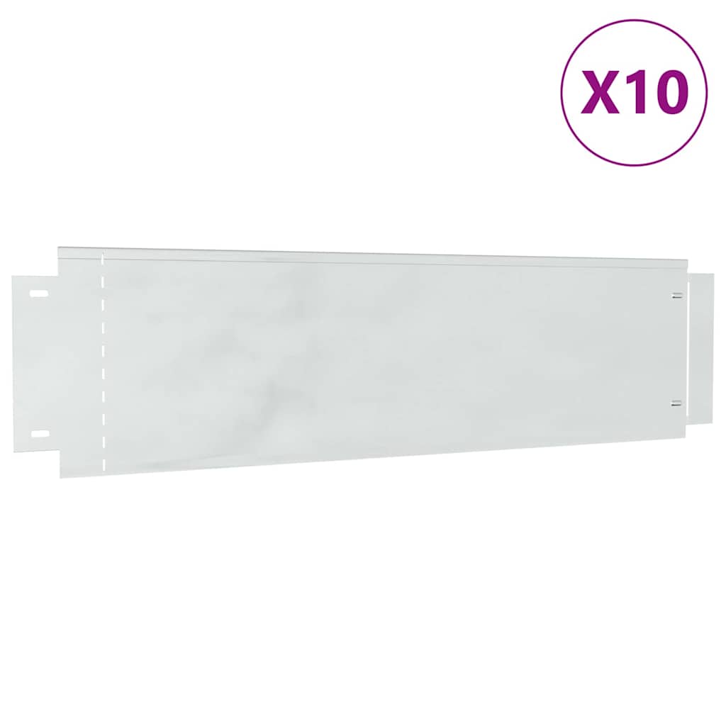 Zāliena apmales 10 gab. Sudraba 100 x 25 x 0,07 cm